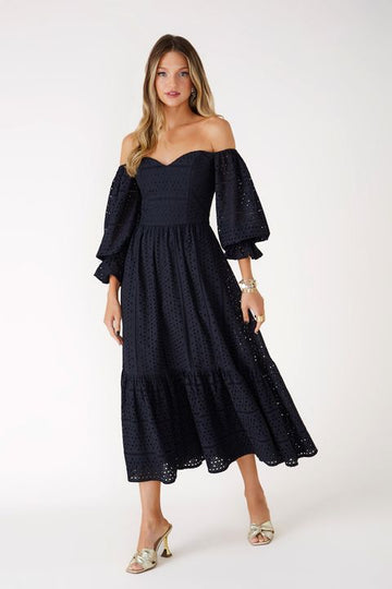 FABULOUS AGILITÀ - Vestido Midi Preto Noemia - Inverno 21